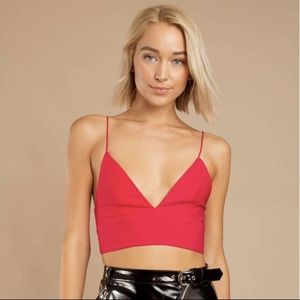 Take It From Me Hot Pink Crop Top